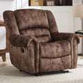 CANMOV Manual Recliner Chair, Classic and Traditional Fabric Recliner Chair by CANMOV