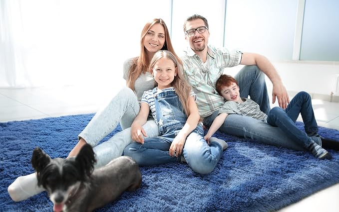 LOCHAS Ultra Soft Indoor Modern Area Rugs Fluffy Living Room Carpets - Image 4