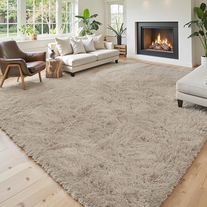 8x10 Area Rugs for Living Room Bedroom, Large Area Rug Shaggy Carpet Soft Plush - Image 2
