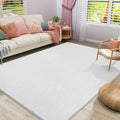 Amearea Modern Area Rugs for Bedroom Living Room, 4x6 Feet White Thickened by AmeareaDirect