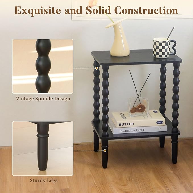 Fultyle End Tables Set of 2, Small Side Table - Image 4