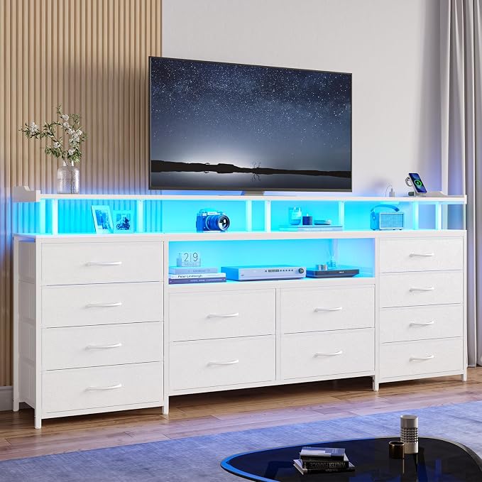 BTHFST 12 Drawers TV Stand Dresser - Image 8