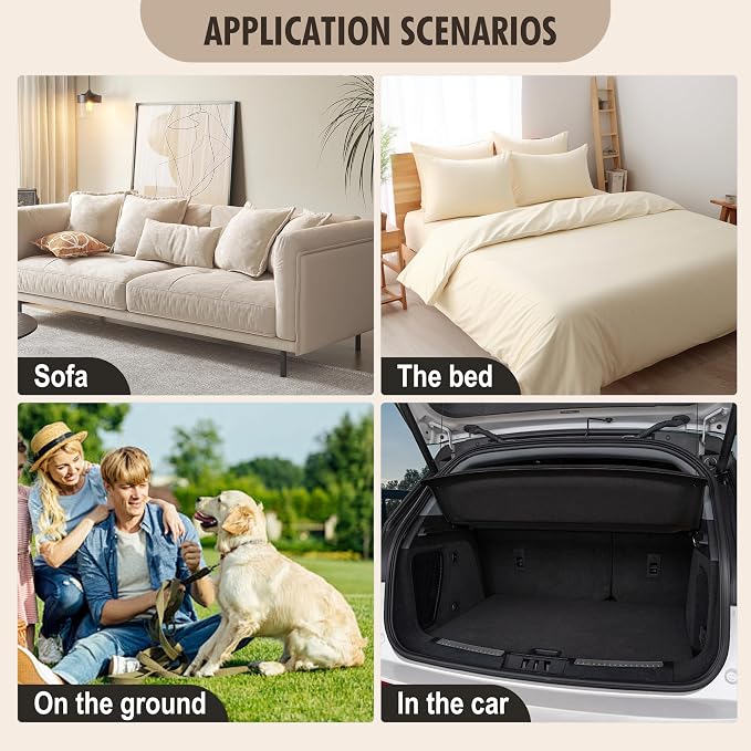 Genina Waterproof Couch Cover, Washable Anti-Slip 67 inch Sofa Covers - Image 6