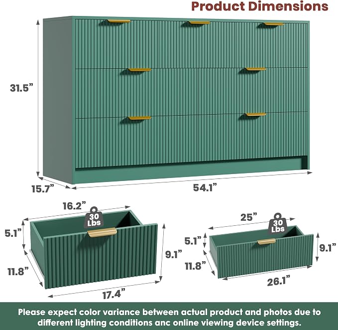 Garvee 7 Drawers Dresser for Bedroom - Image 2