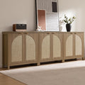 SICOTAS 102" W Rattan Sideboard Buffet Cabinet by SICOTAS