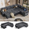 Vipbear 111" Modular Sectional Sleeper Sofa by VipbearLiving