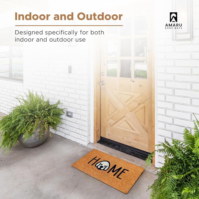 Home Dog - 17"x29" - Coir Door Mat - Welcome Mats - Image 4