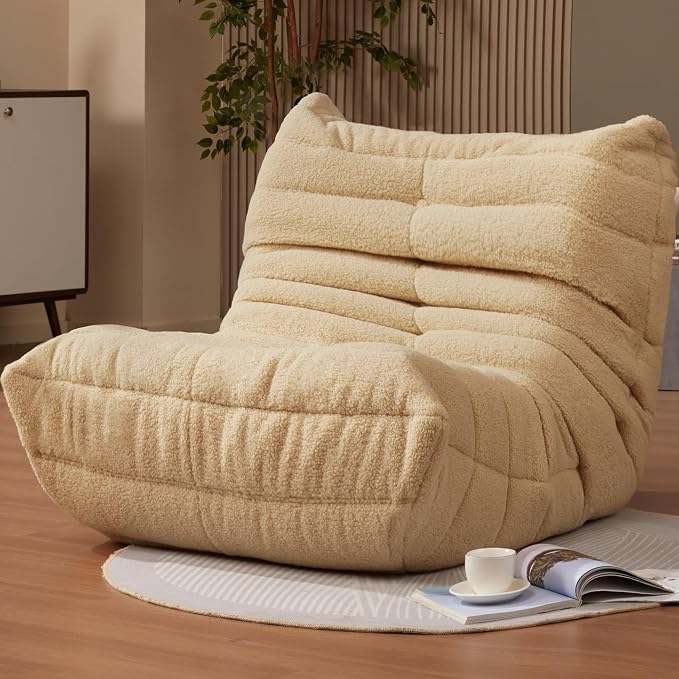 Bean Bag Chairs for Adults Giant Bean Bag Chair Memory Foam BeanBag Chair Bean by YourHomeDeservesMore