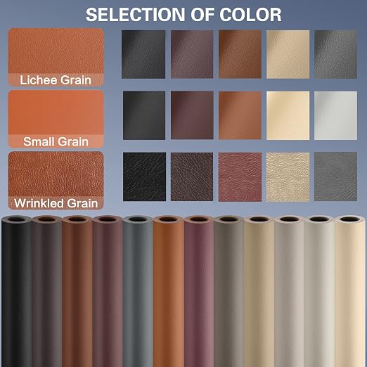 Self Adhesive Leather Repair Patch Kit, 35 in x 79 in Large Vinyl Leather - Image 7