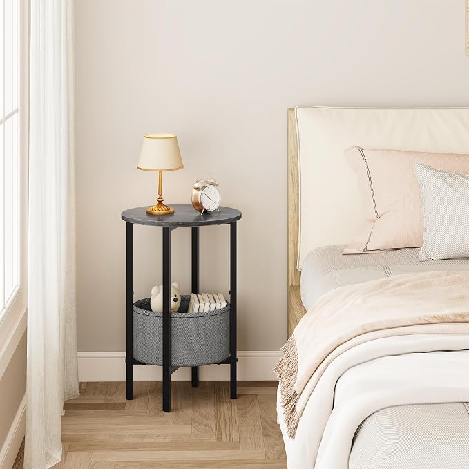 Vagusicc Round Side Table End Table - Image 6