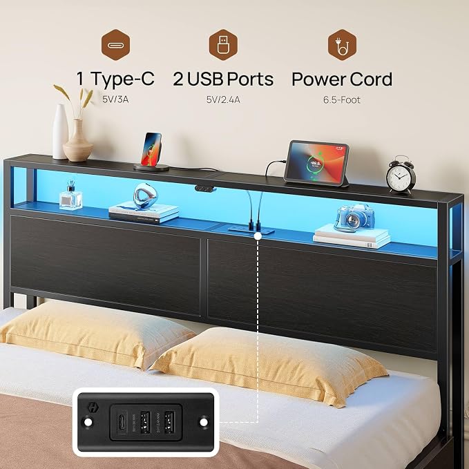 Rolanstar Full Size Bed Frame - Image 7