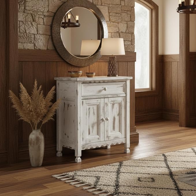 Alaterre Furniture Country Cottage Accent Cabinet - Image 6