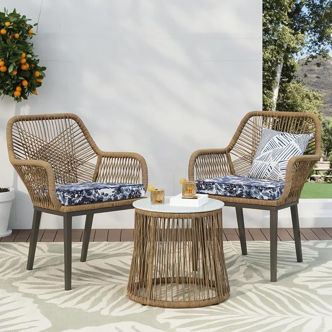 Favoyard Outdoor Chair Cushion 22 x 22 x 3 In Waterproof Pattern Fade Resistant - Image 6