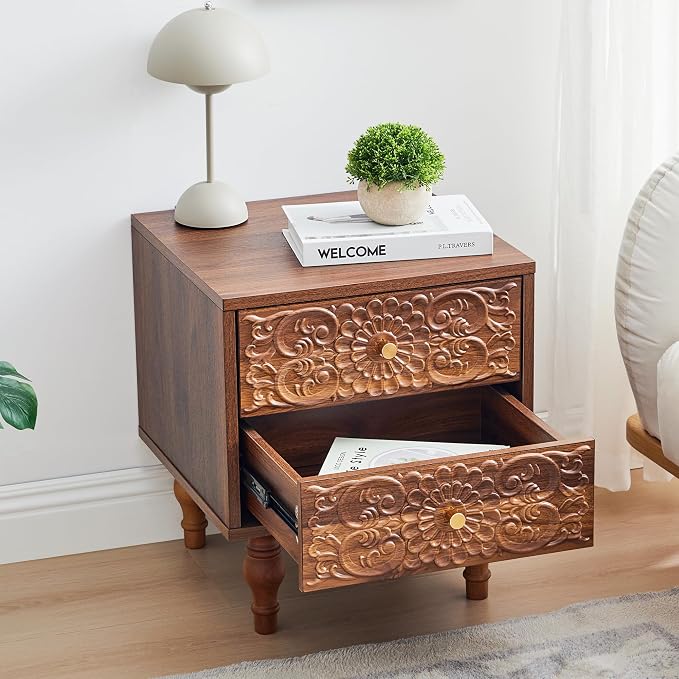 Nightstand, Farmhouse Bedside Table - Image 4