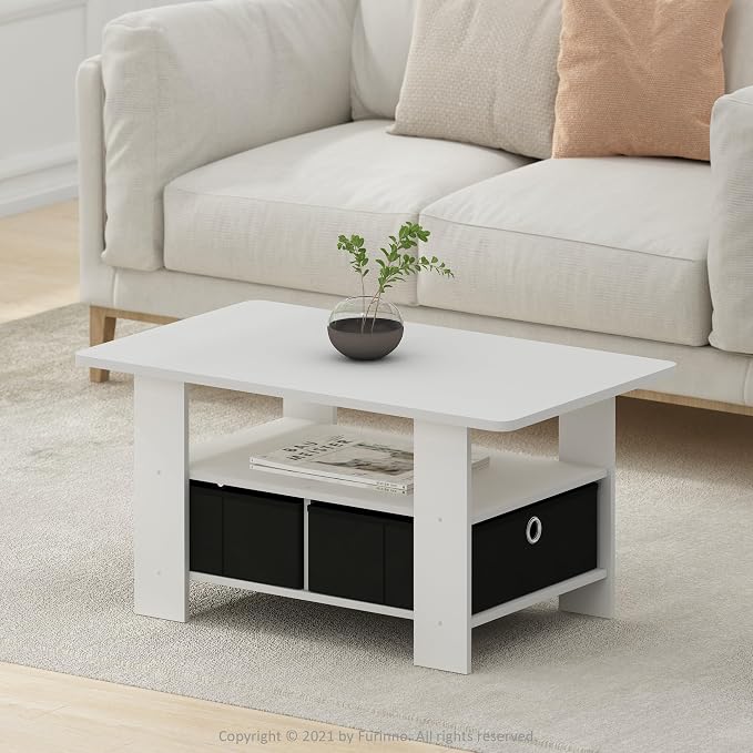 Furinno Andrey Coffee Table, Small Modern Center Table - Image 2