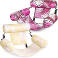 SLOOSH Inflatable Pool Floats Adult, 2 Packs Floating Lounge Chairs, Blow up by Sloosh
