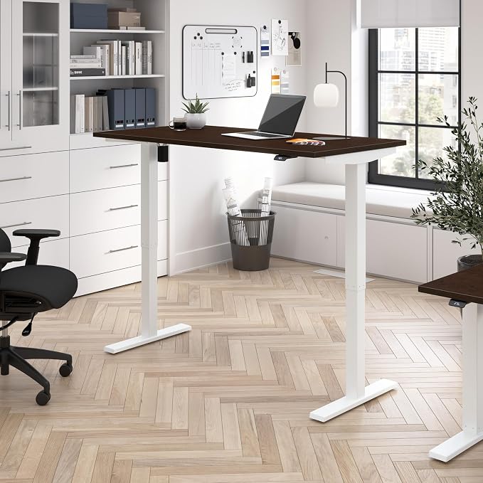 Bush Business Furniture 60-inch Electric Height Adjustable Standing Desk - Image 2