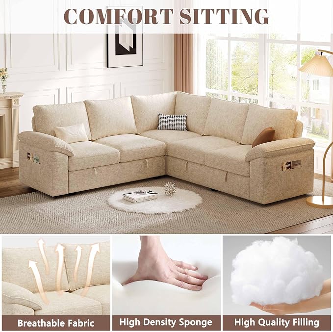 85 Inch Modular Sectional Sofa - Image 5