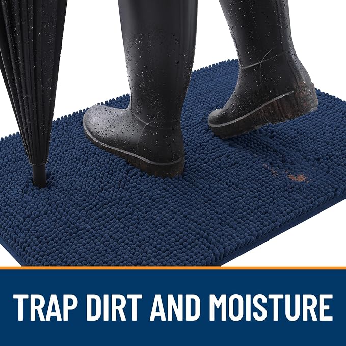 OLANLY Dog Door Mat for Muddy Paws 70x46, Absorbs Moisture and Dirt, Absorbent - Image 2