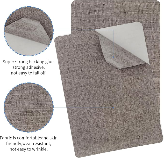 SYLVASS 8x11 Inch Fabric Repair Patches, Self-Adhesive Linen Patch - Image 4