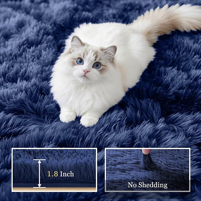 6x9 Area Rugs for Living Room Bedroom: Ultra Soft Fluffy Shag Rug Upgrade - Image 5