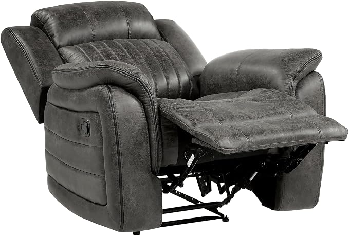 Lexicon Recliner Living Room Set, Home Theater Seating, Manual Polished - Image 7