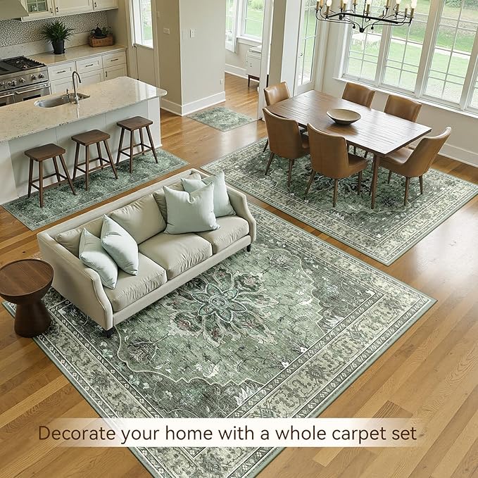 Area Rugs 2'x10' Runner Rug Non Slip Washable - Image 3