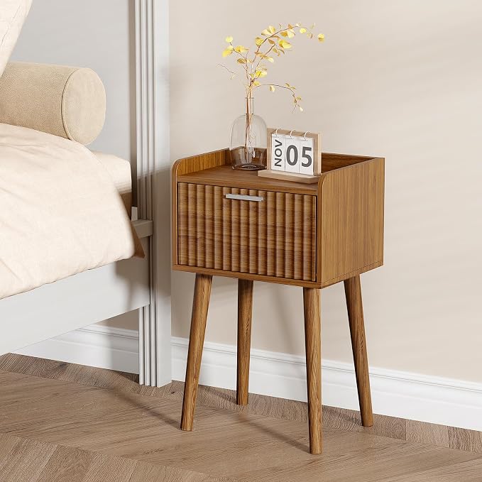 LAATOOREE Small Nightstands Set of 2, Side End Table, Bedside Table - Image 7