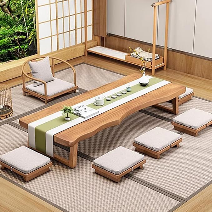 Living Room Coffee Table Japanese Style Floor Table Low Table Reception Room - Image 5