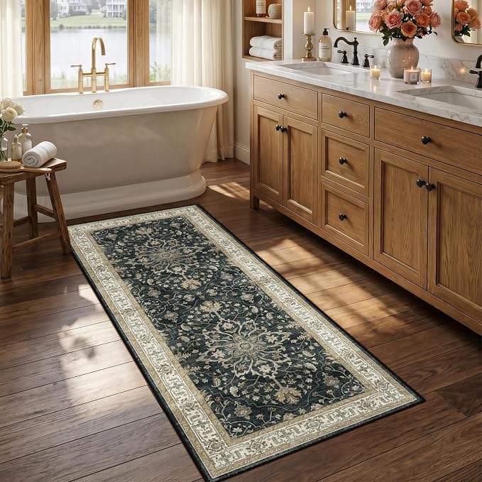 RELEANY Area Rugs 2'6"x5' Runner Rug Non Slip Washable by RELEANY