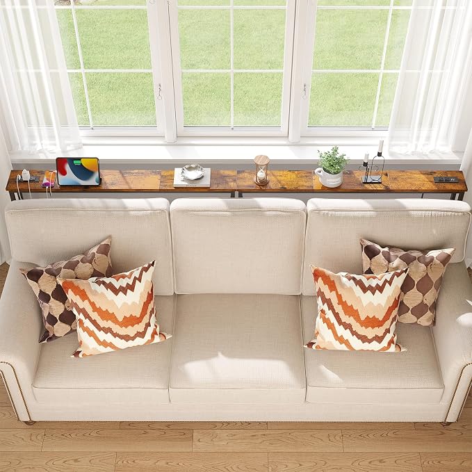 ELYKEN 47.2" Narrow Console Sofa Table - Image 2