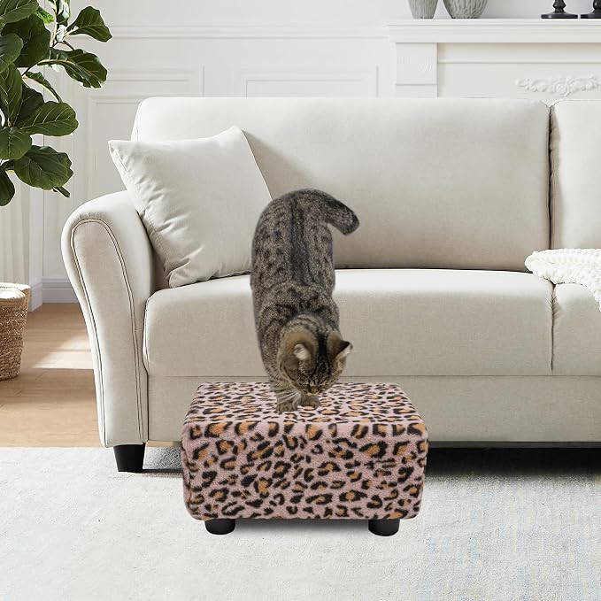 CAROLMADE Small Foot Stool Ottoman Footstool - Image 6