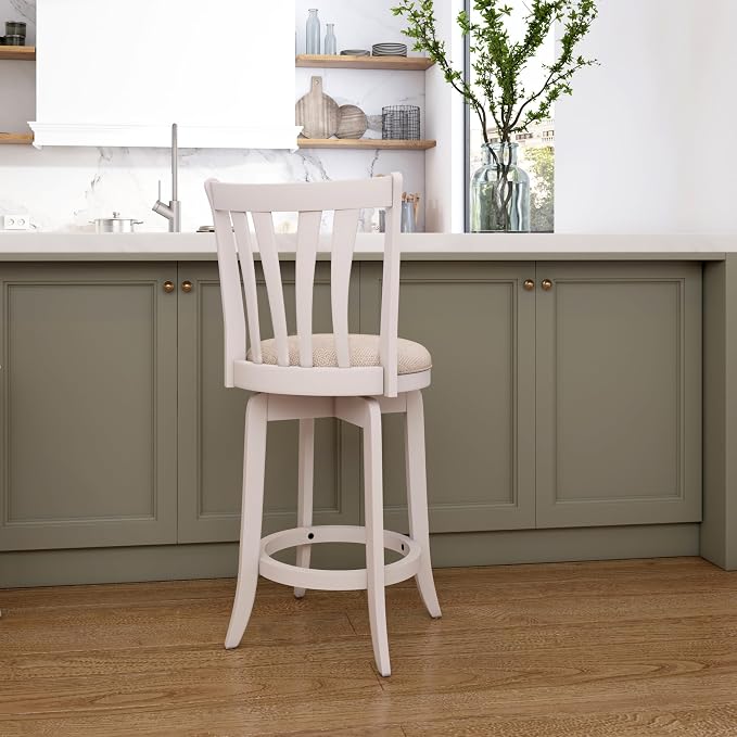Hillsdale 25.5" Savana Wood Swivel Counter Height Stool - Image 14