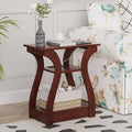 FROMJBEST End Tables Living Room, Cherry End Table by FROMJBEST