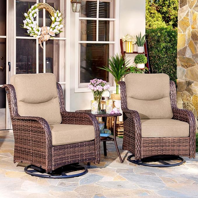 HILLGA 3-Piece Luxury Patio Furniture Set by HILLGA