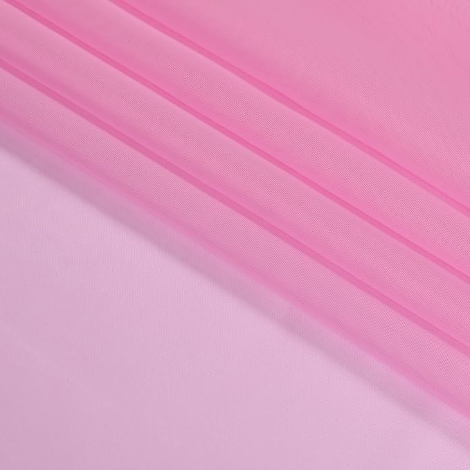 OWENIE Pink Sheer Curtains 90 Inch Length, Elegant Soft Sheer Curtains - Image 6