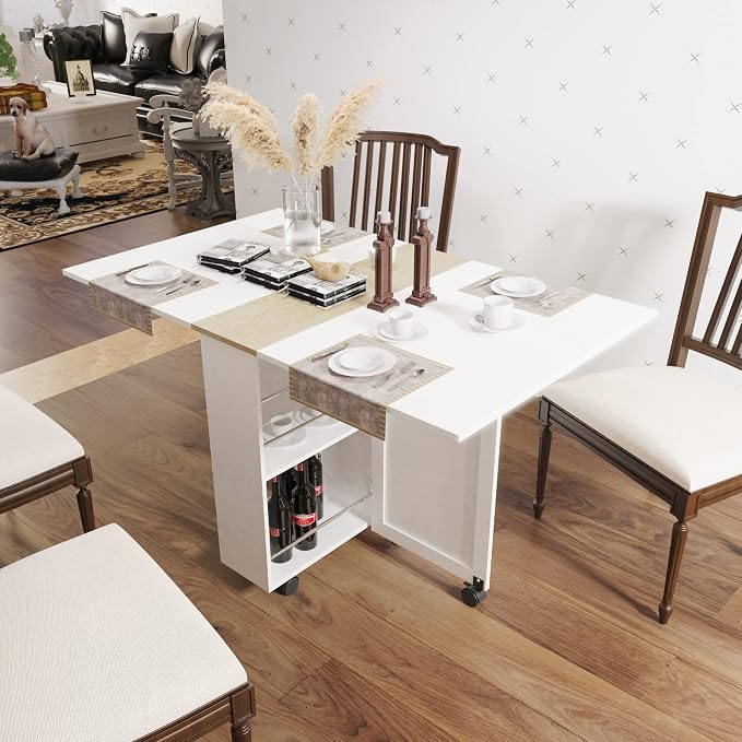 3imothrix Folding Dining Table, Small Dining Table, Space Saving Dining Table - Image 9