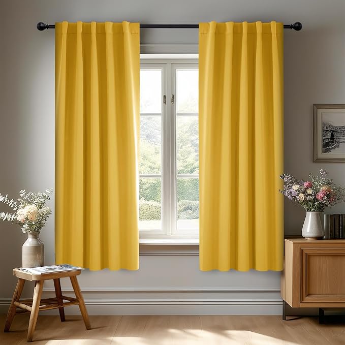 Deconovo Short Blackout Curtains by Deconovo