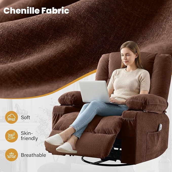 Swivel Recliner Chair for Adults - Image 8