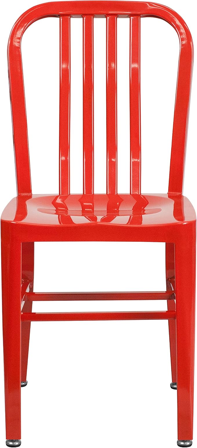 Flash Furniture Gael Indoor/Outdoor Modern Metal Dining Chairs, - Image 10