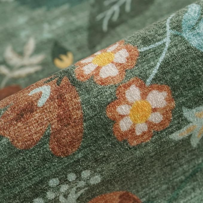 Washable 2x6 Runner Rug for Entryway: Hallway Kitchen Easy-Clean Carpet - Image 5