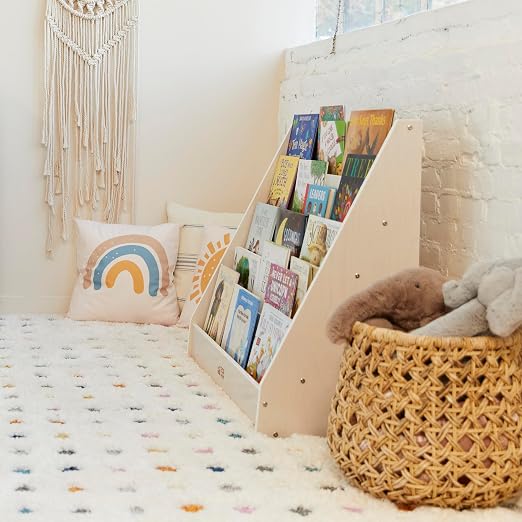 ECR4Kids Single-Sided Book Storage and Display, Montessori Furniture - Image 10