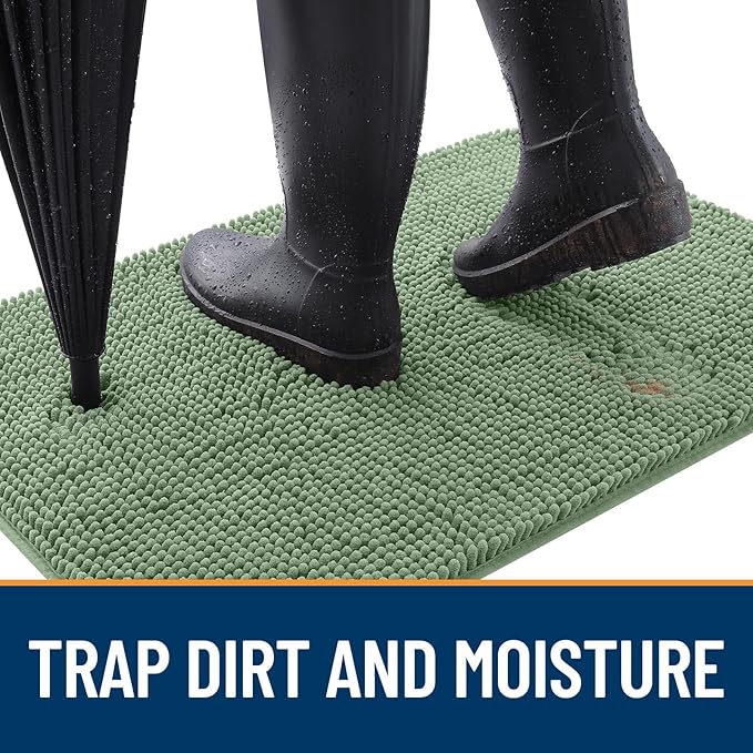 OLANLY Dog Door Mat for Muddy Paws 30x17, Absorbs Moisture and Dirt, Absorbent - Image 2