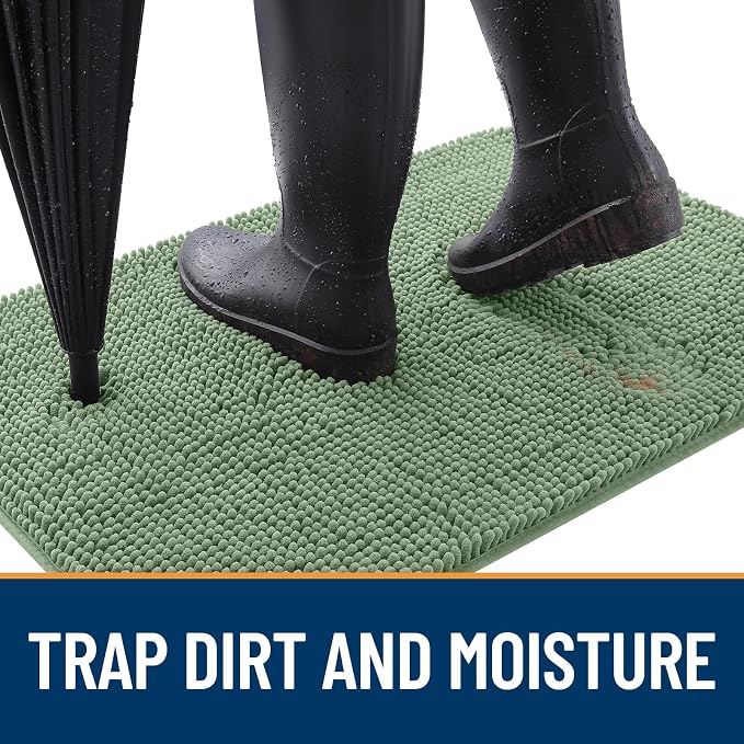 OLANLY Dog Door Mat for Muddy Paws 36x24, Absorbs Moisture and Dirt, Absorbent - Image 2