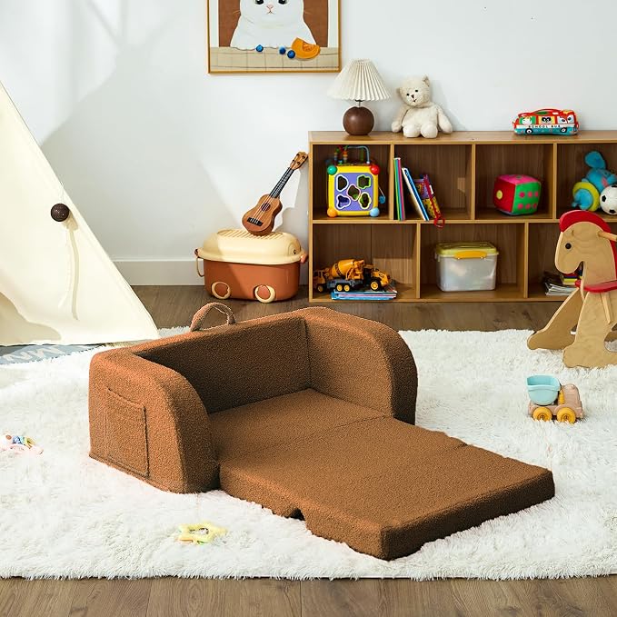 Toddler Couch, 2-in-1 Toddler Chairs Comfy 1-3 Years Old, Toddler Chair - Image 8