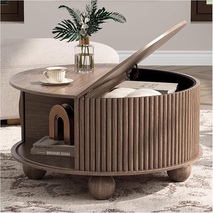 JOINICE Round Coffee Table by Joinice