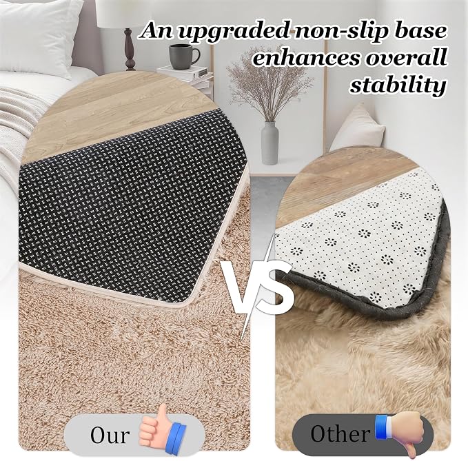 8x10 Area Rugs for Living Room Bedroom: Ultra Soft Fluffy Shag Rug Upgrade - Image 6