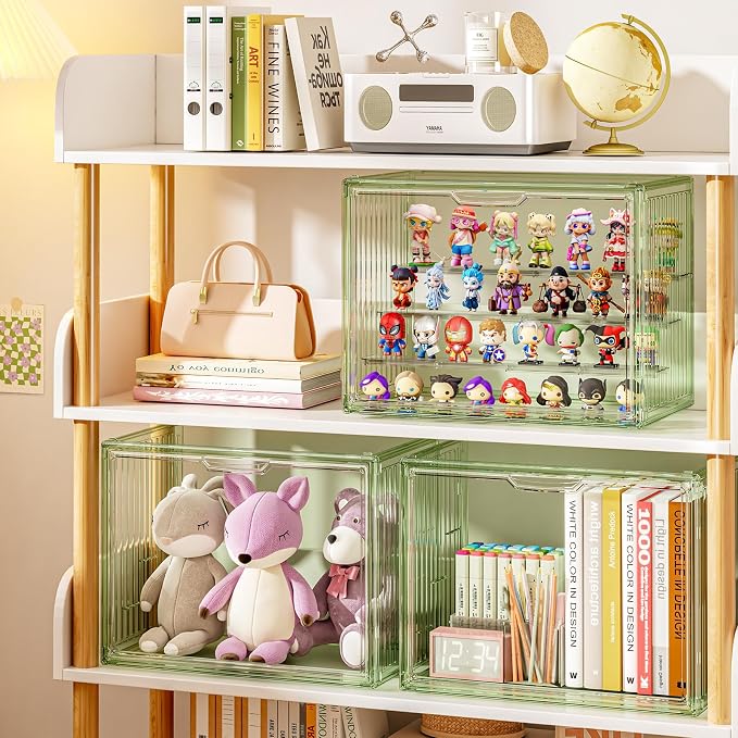 Clear Green Acrylic Figure Display Case - Image 4