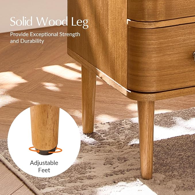 HULALA HOME Modern End Table Set of 2 - Image 5