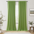 Guken 100% Blackout Curtains 120 Inch Length 2 Panels Set by Guken